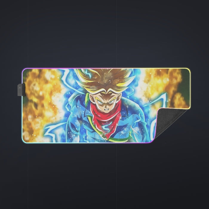 DBZ Rage Super Saiyan Trunks Portrait Unique Style cool LED  Mouse Pad