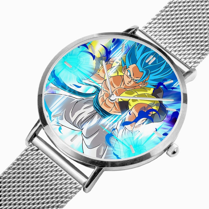 DBZ-Store Epic Super Saiyan Blue Gogeta Powerup Blue Aura Watch