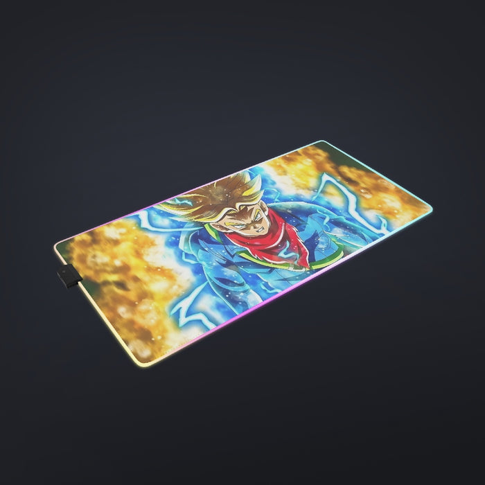 DBZ Rage Super Saiyan Trunks Portrait Unique Style cool LED  Mouse Pad