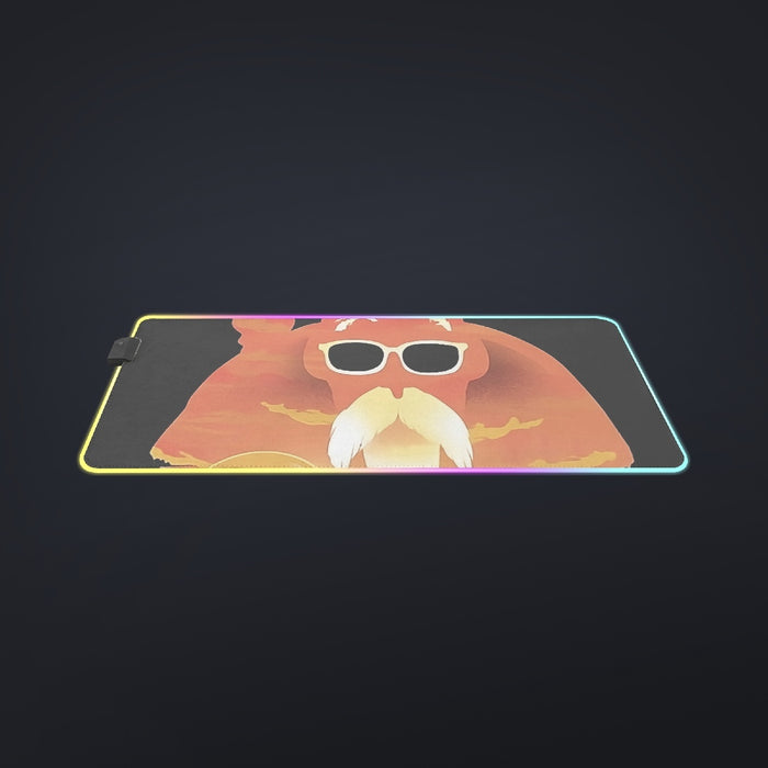 Master Roshi Sunset  cool LED  Mouse Pad