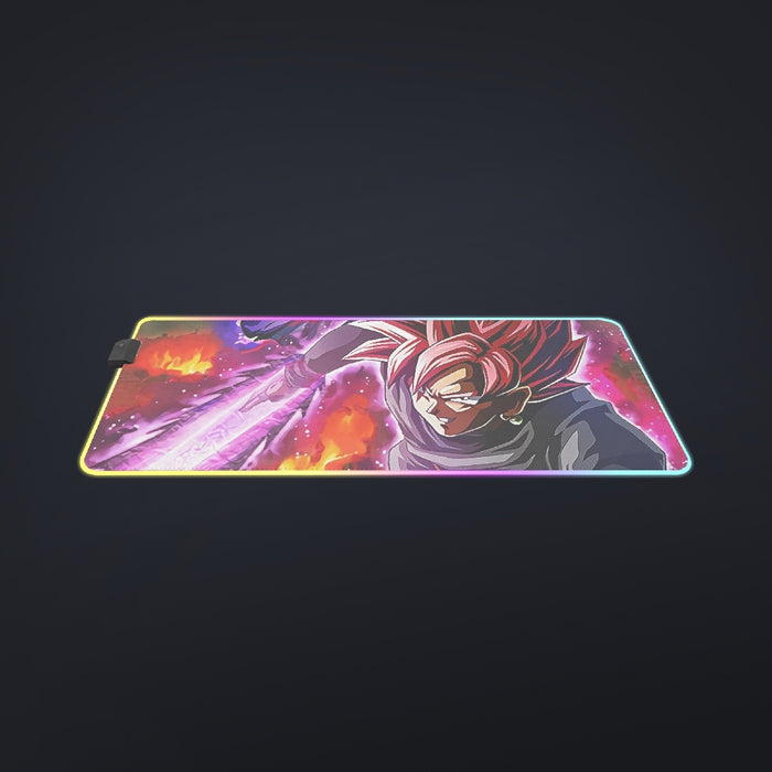 DBZ Goku Black Zamasu Super Saiyan Rose Dope Vibe cool  LED  Mouse Pad