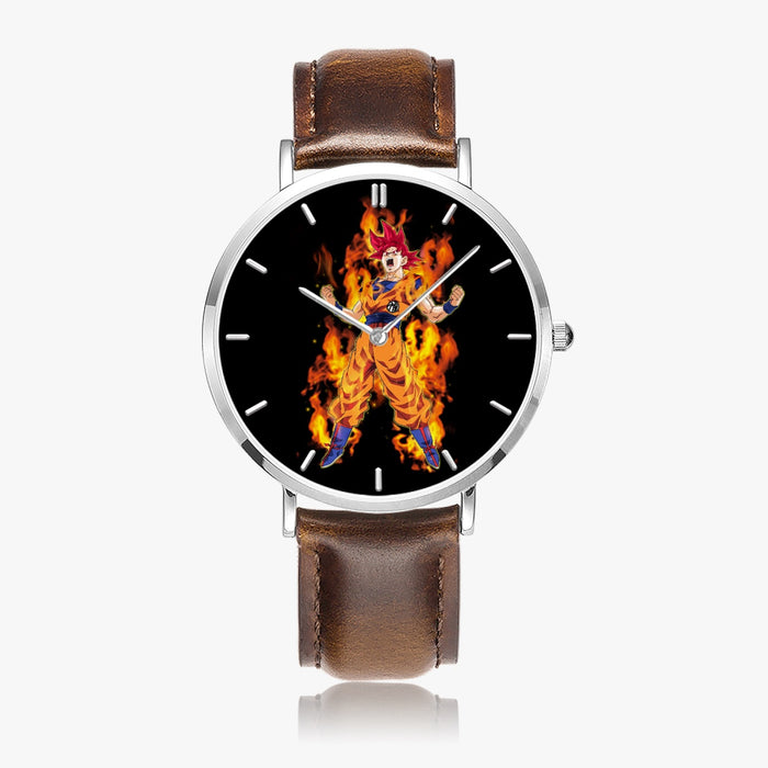 DBZ-Store Awesome Goku Super Saiyan God Transformation Watch