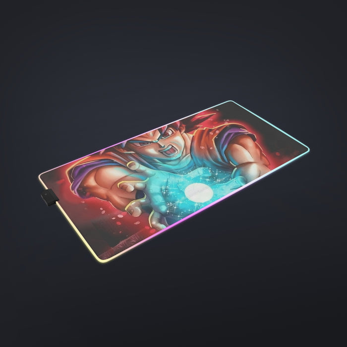 Awesome Red Hair Goku DBZ  cool LED  Mouse Pad