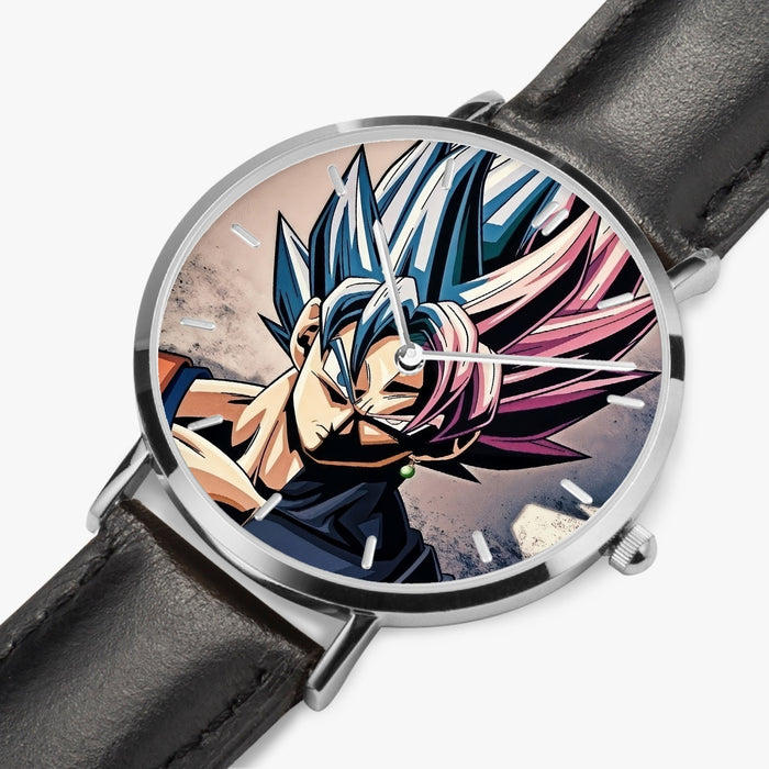 DBZ-Store Awesome Dragon Ball Super SSGSS Blue Rose Watch