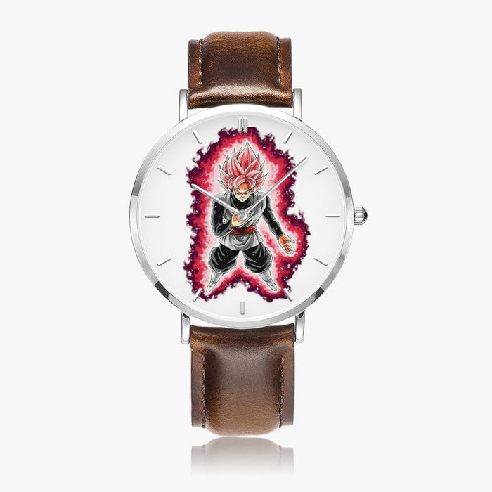 DBZ-Store Dope Super Black Goku Rose Super Saiyan 2 Grin Watch