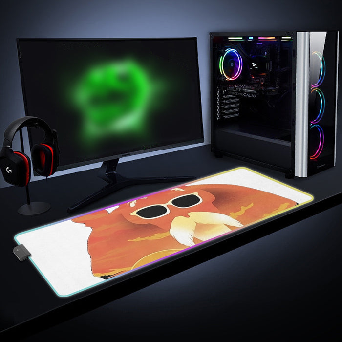 Master Roshi Sunset  cool LED  Mouse Pad