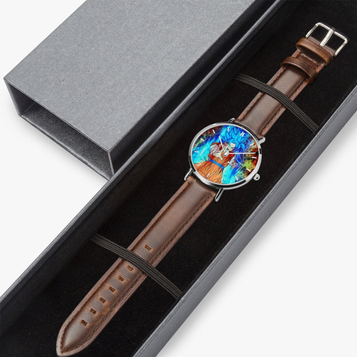 DBZ-Store Epic Goku Super Saiyan God Blue SSGSS Power Aura Watch