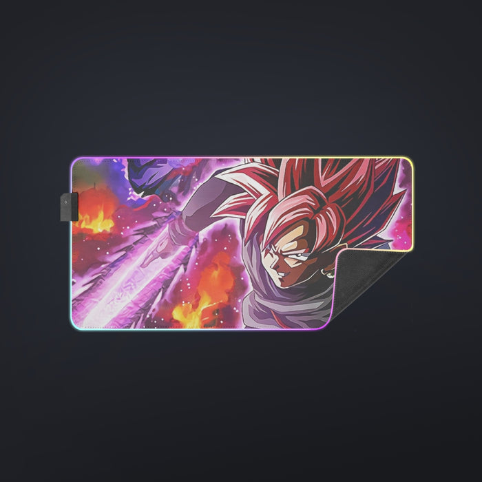 DBZ Goku Black Zamasu Super Saiyan Rose Dope Vibe cool  LED  Mouse Pad