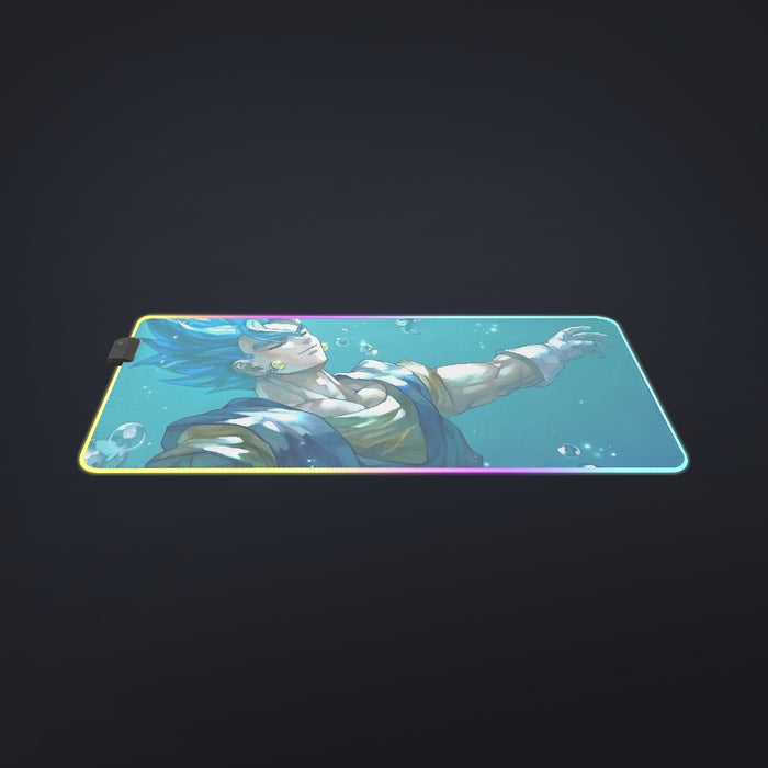 DBZ Relax Gogeta Ocean Blue Saiyan SSGSS Dope Design cool LED  Mouse Pad