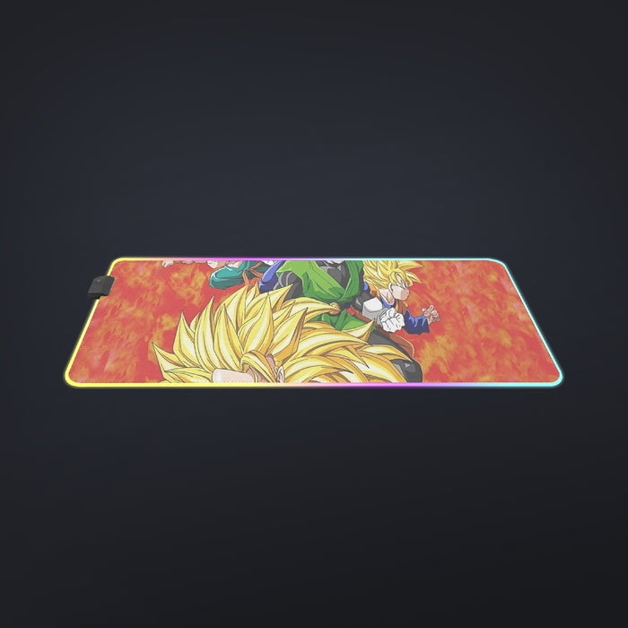 Dragon Ball Goku Super Saiyan 3 Vegeta Gohan Trending Design  cool LED Mouse Pad