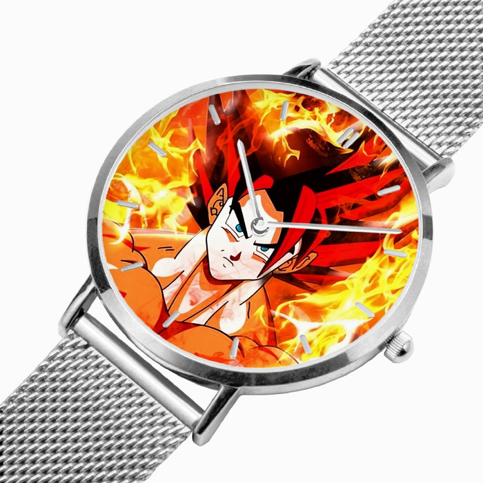 DBZ-Store Fire Goku Super Saiyan Rose Flaming Watch