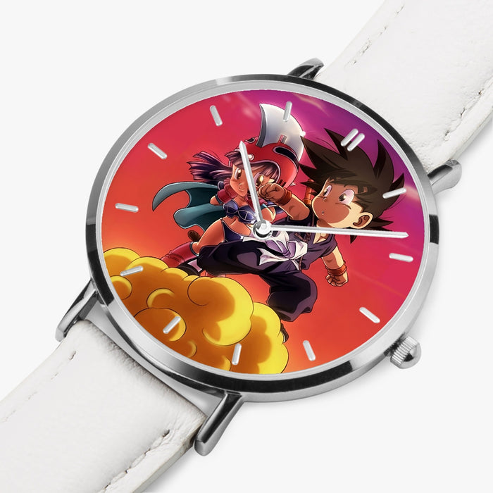 DBZ-Store Amazing Kid Goku & Chichi Flying on Golden Cloud Watch