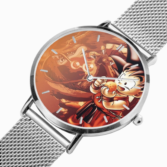 DBZ-Store Cute KId Goku with Dragon Ball Watch