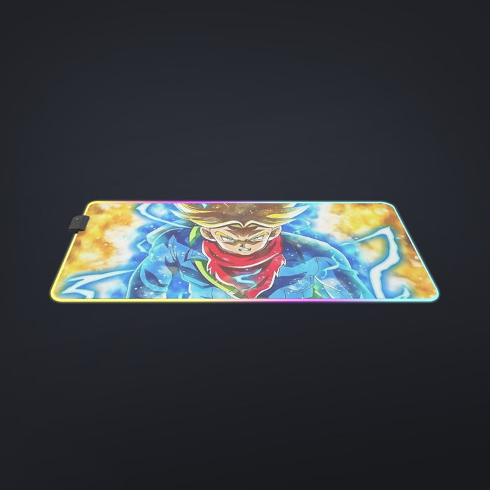 DBZ Rage Super Saiyan Trunks Portrait Unique Style cool LED  Mouse Pad