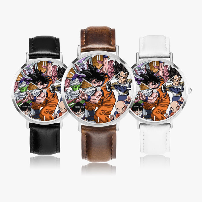 DBZ-Store Vibrant Goku Fighting Stance Gohan Piccolo Krillin Vegeta Frieza Watch