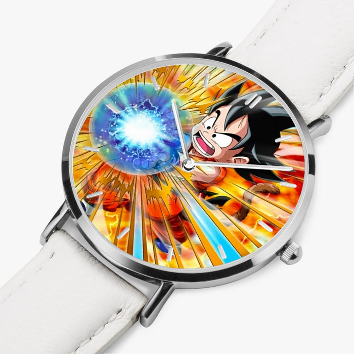 DBZ-Store Vibrant Energy Kid Goku Blue Kamehameha Watch