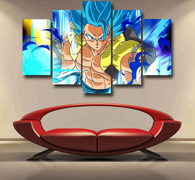 Super Saiyan Blue Gogeta Epic 5pc Canvas