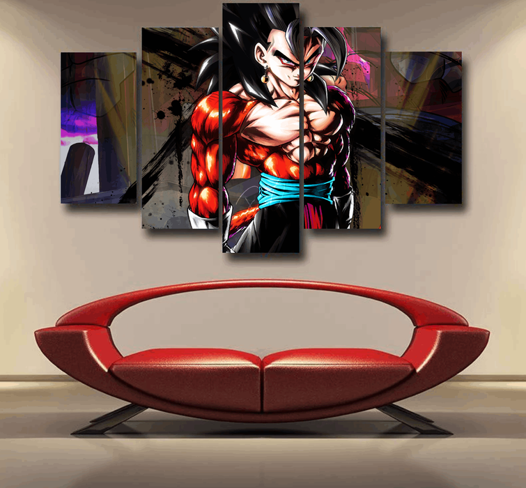 Dragon Ball Z Enter Vegito Epic 5pc Canvas