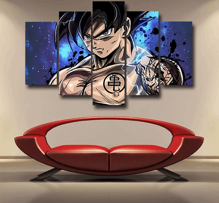 Thugged out Goku UI Comfortable Dragon Ball Epic 5pc Canvas