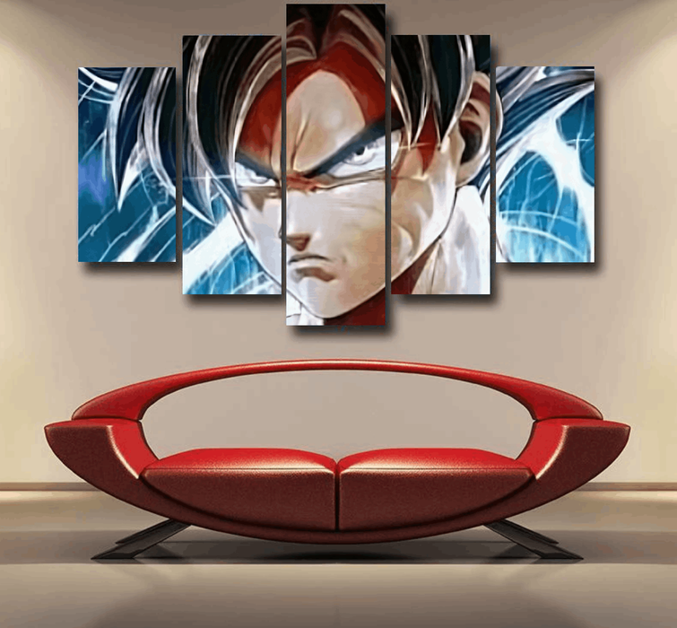 Dragon Ball Super Ultra Instinct Goku Manga Epic 5pc Canvas