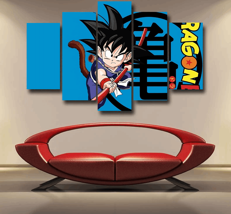 Young Goku Epic 5pc Canvas