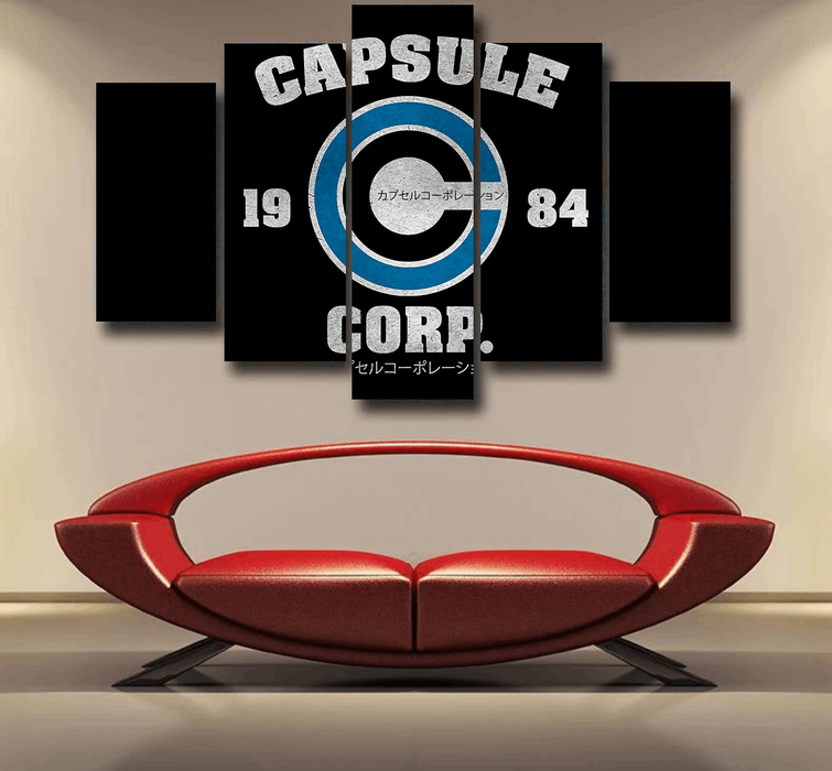 Capsule Corp Baseball Epic 5pc Canvas