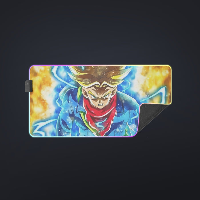 DBZ Rage Super Saiyan Trunks Portrait Unique Style cool LED  Mouse Pad