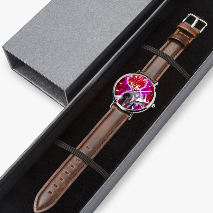 DBZ-Store Awesome Super Black Goku Rose Impaled Trunks Sword Watch