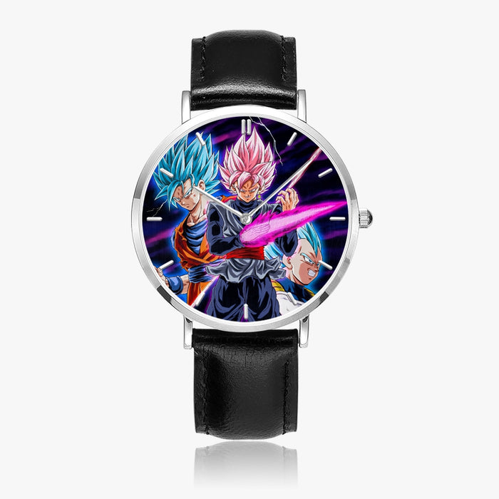 DBZ-Store Thrilling Goku 2 Goku Rose Vegeta 2 Ultra Instinct Watch