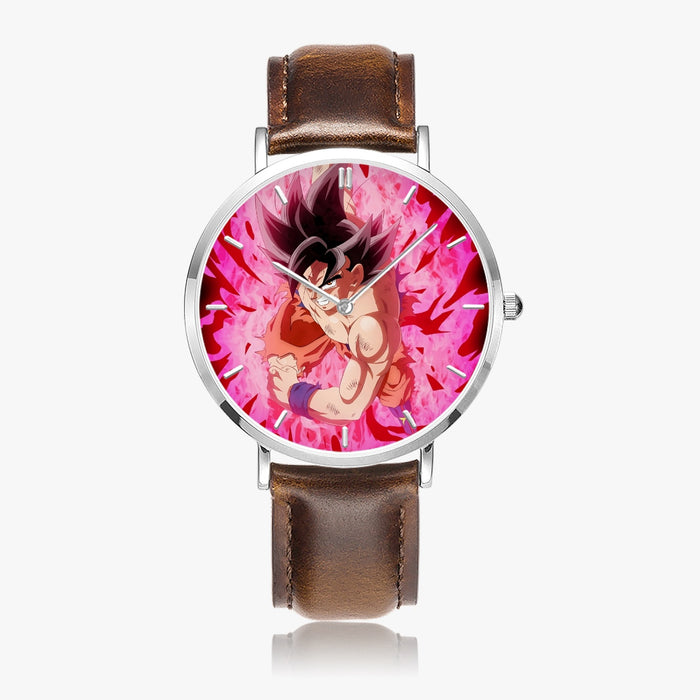 DBZ-Store Epic Bruised Goku Red Kaioken Aura Watch