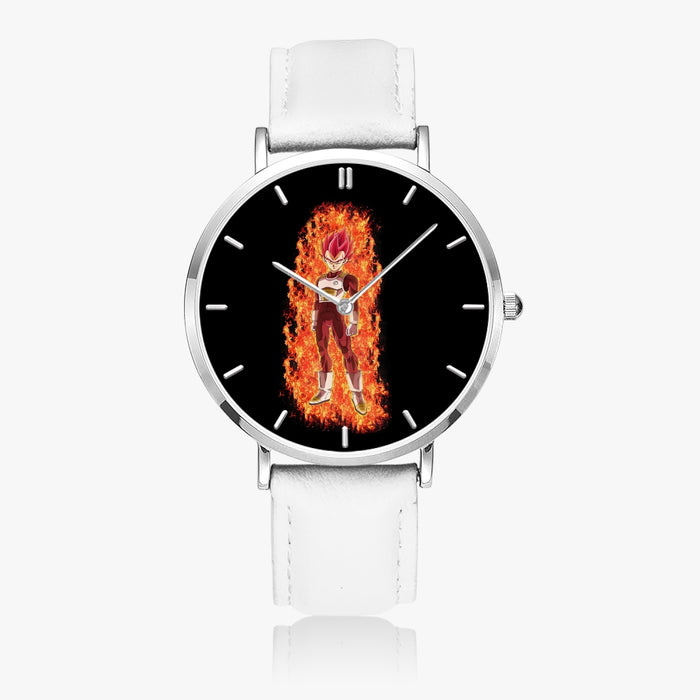 DBZ-Store Epic Vegeta Super Saiyan God Whis Symbol Fire Aura Watch