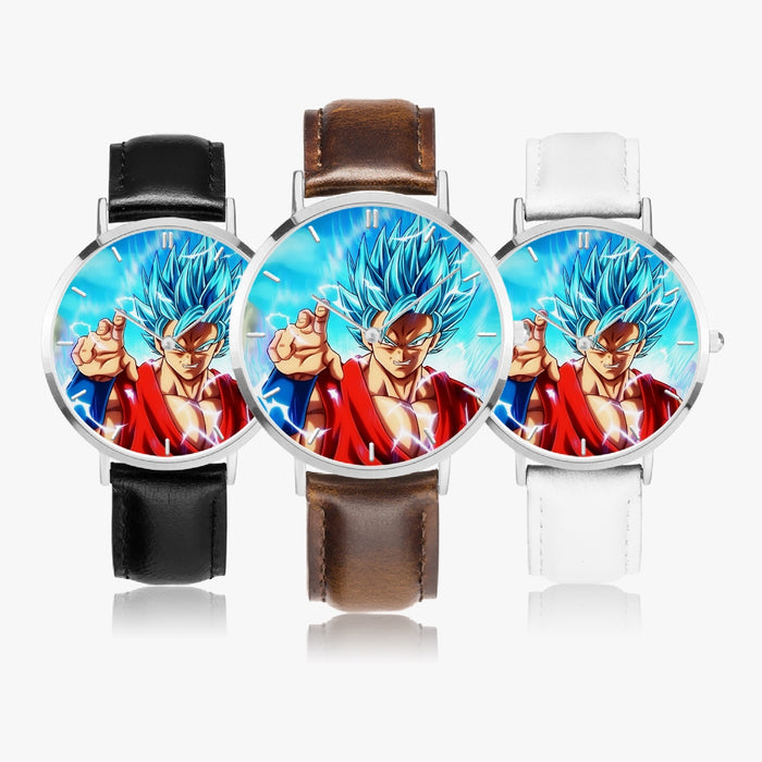 DBZ-Store Super Goku Blue Lightning SSGSS Design Watch