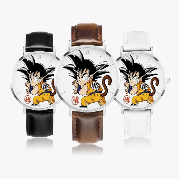 DBZ-Store Cute Cool Kid Goku in Yellow Clothing Watch