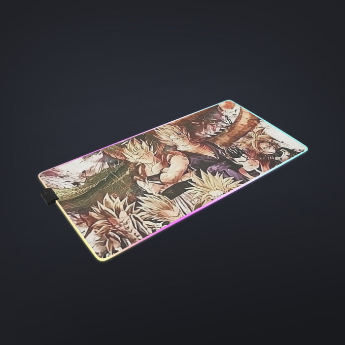 Dragon Ball  Ultimate Shenron x Saiyans  cool LED  Mouse Pad