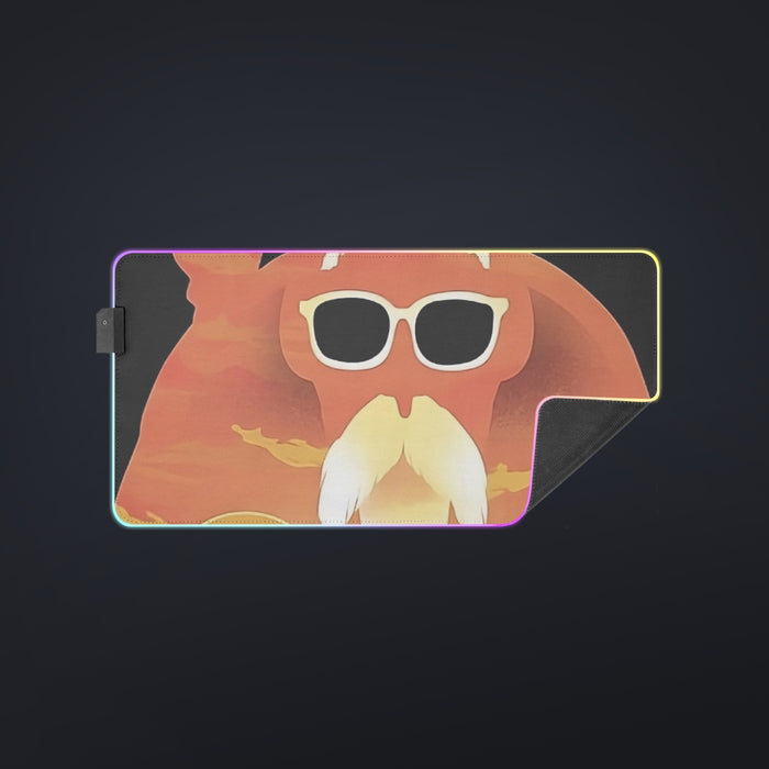 Master Roshi Sunset  cool LED  Mouse Pad