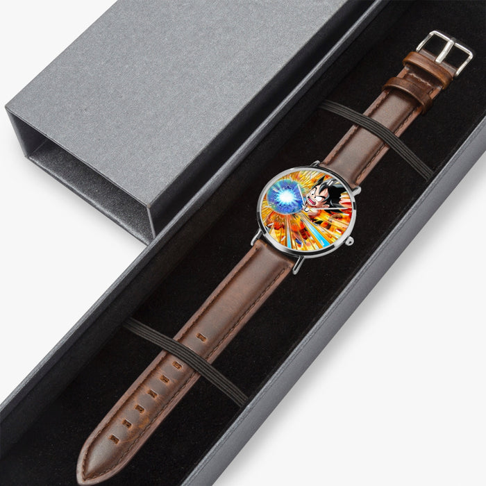 DBZ-Store Vibrant Energy Kid Goku Blue Kamehameha Watch