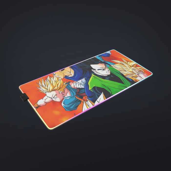 Dragon Ball Goku Super Saiyan 3 Vegeta Gohan Trending Design cool LED Mouse Pad
