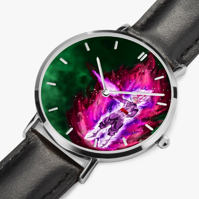 DBZ-Store Vibrant Goku Black Super Saiyan Rose Power Aura Watch