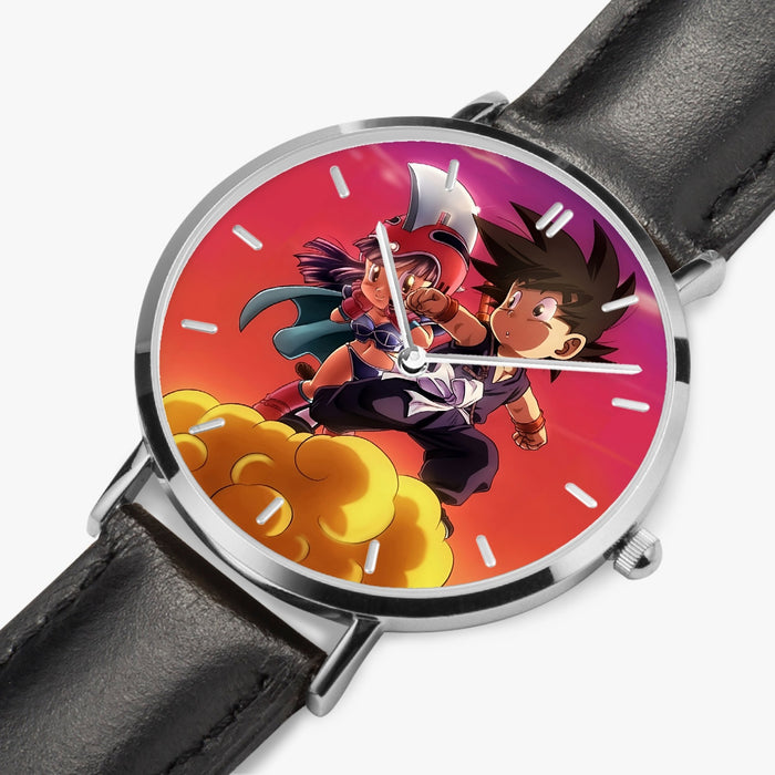 DBZ-Store Amazing Kid Goku & Chichi Flying on Golden Cloud Watch