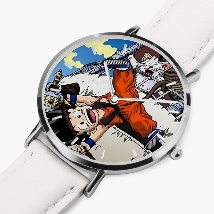 DBZ-Store Cute Kid Goku and Korin Wise Cat Watch