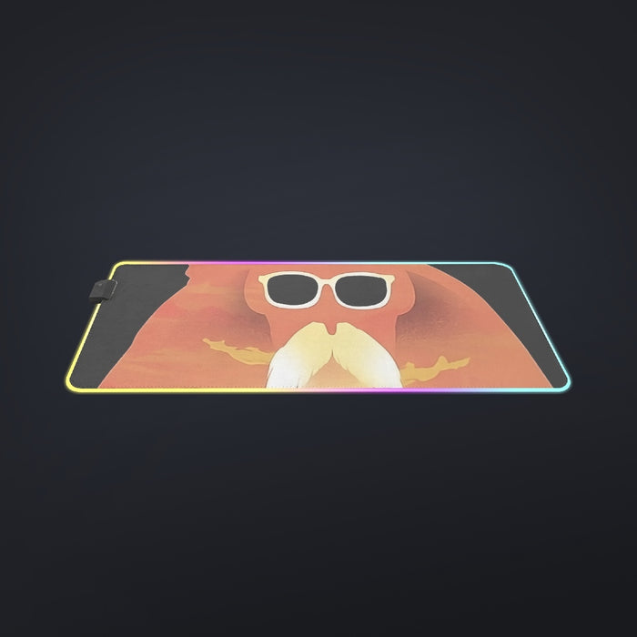 Master Roshi Sunset  cool LED  Mouse Pad