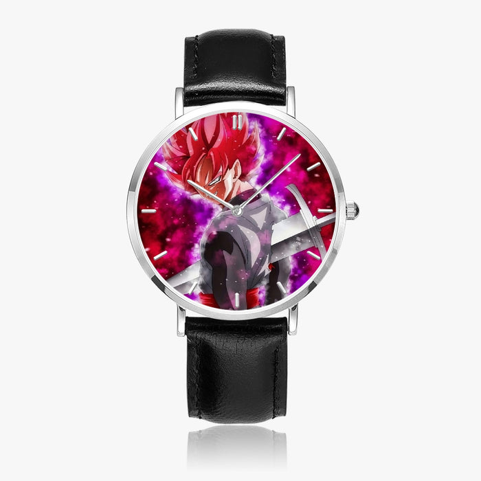 DBZ-Store Awesome Super Black Goku Rose Impaled Trunks Sword Watch