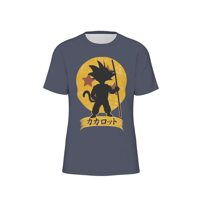 Kid Goku Vintage Navy T-Shirt