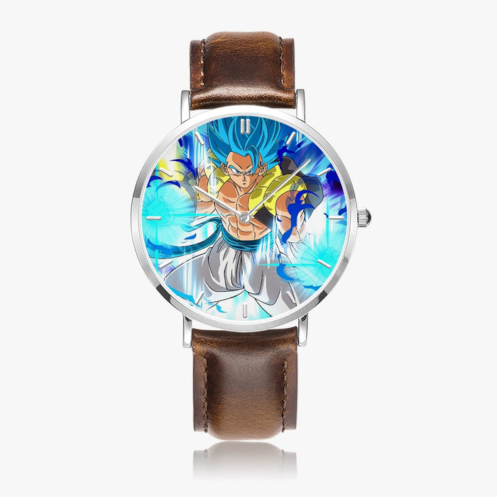 DBZ-Store Epic Super Saiyan Blue Gogeta Powerup Blue Aura Watch