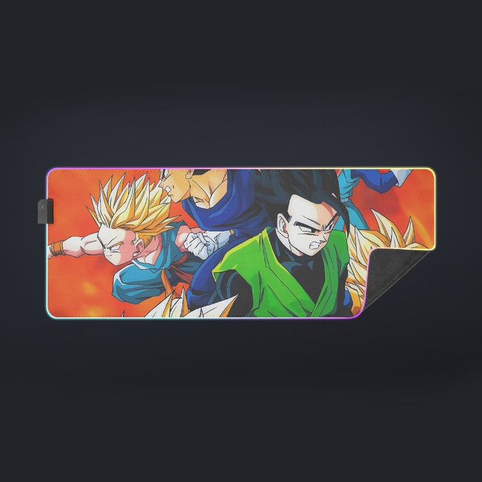 Dragon Ball Goku Super Saiyan 3 Vegeta Gohan Trending Design cool LED Mouse Pad