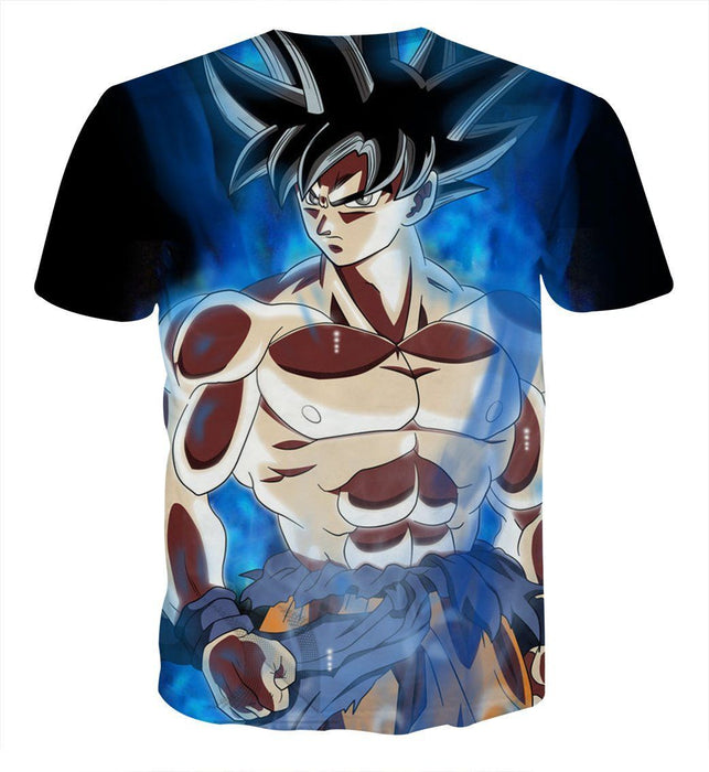 Dragon Ball Son Goku Battle Muscular Portrait Cool T-shirt