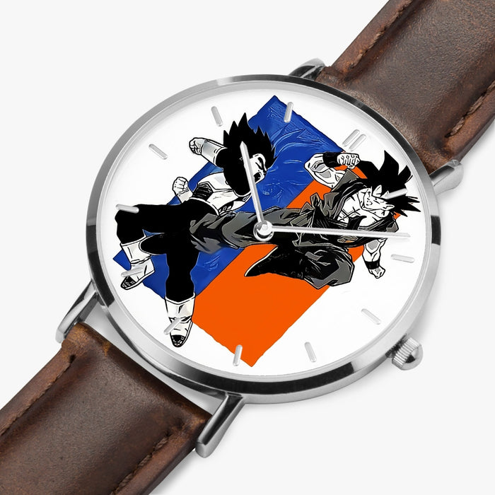 DBZ-Store Cool Red Goku And Blue Vegeta Fight Watch