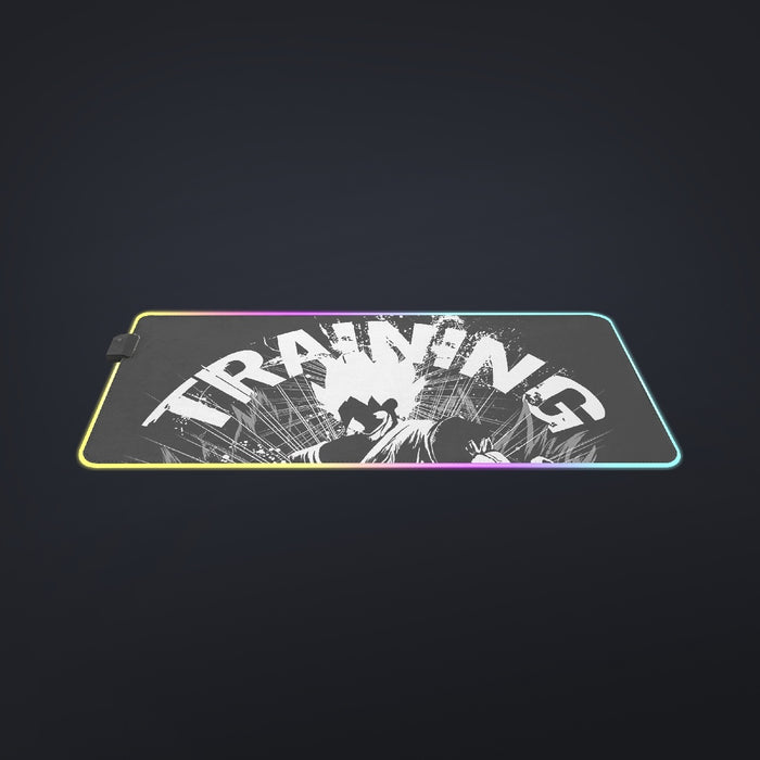 Dragon Ball Z Goku Training To Go Super Saiyan Epic cool LED Mouse Pad