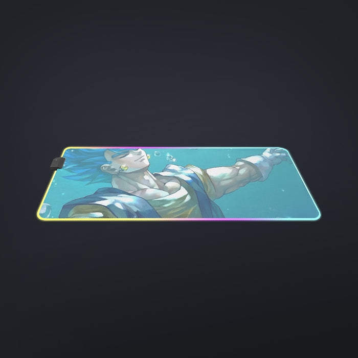 DBZ Relax Gogeta Ocean Blue Saiyan SSGSS Dope Design cool LED  Mouse Pad