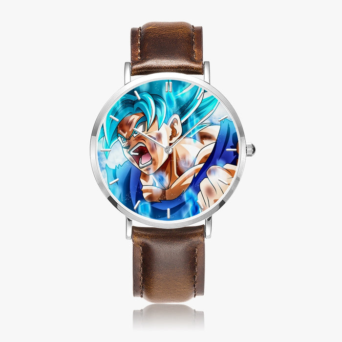 DBZ-Store Awesome Goku Blue Kaioken Powerup Watch